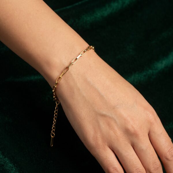 Geometric Link Adjustable Bracelet