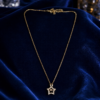 18CH0250 Star Halo Pendant Necklace