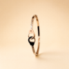 Black Center Statement Bangle