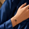 Black Center Statement Bangle