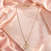 21CH0250 Pink-Purple Unicorn Necklace