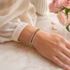 30KA0500(2) Geometric Key-Pattern Bangle
