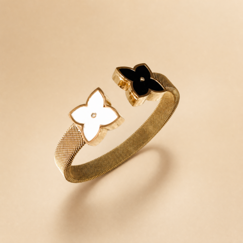 Black & White Bow Bangle