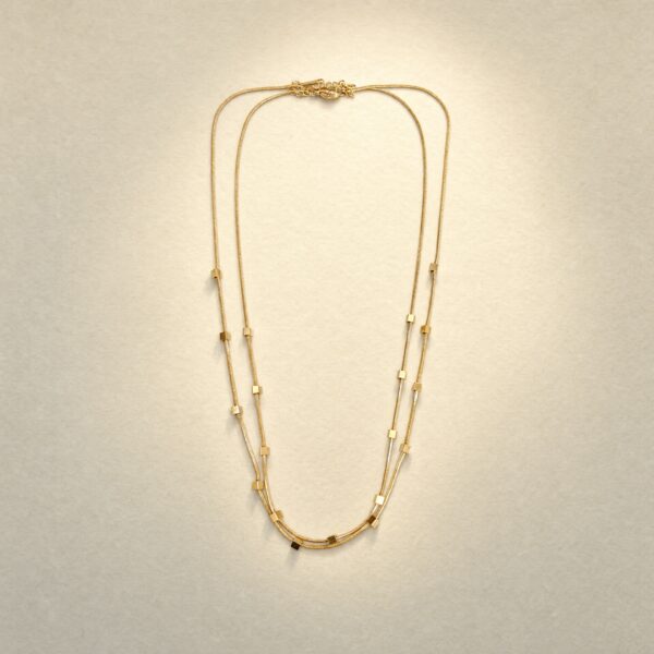 Polished Heart Station Necklace
