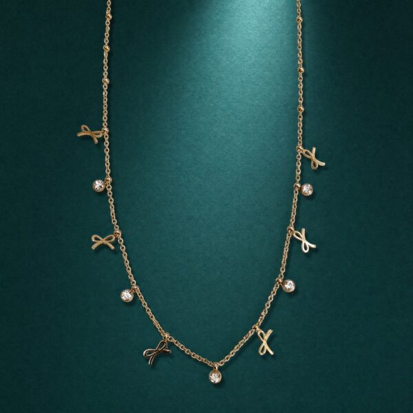 Fluttering Butterfly Station Necklace