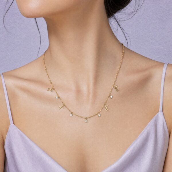Fluttering Butterfly Station Necklace