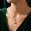 Pearl-Style Teardrop Necklace