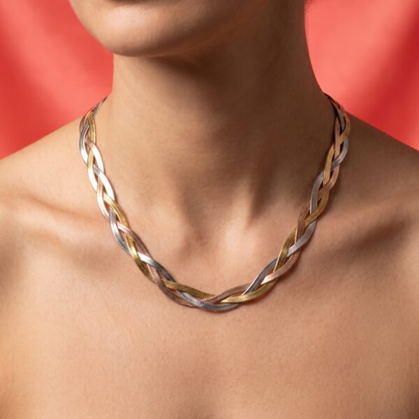 Bold Twisted Chain Necklace