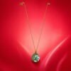 Botanical Enamel Pendant Necklace
