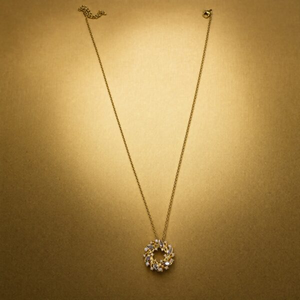 Open-Work Circular Necklace