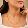 Polished Heart Station Necklace