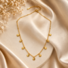 Polished Round Charm Necklace