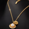Simple Round Pendant Necklace